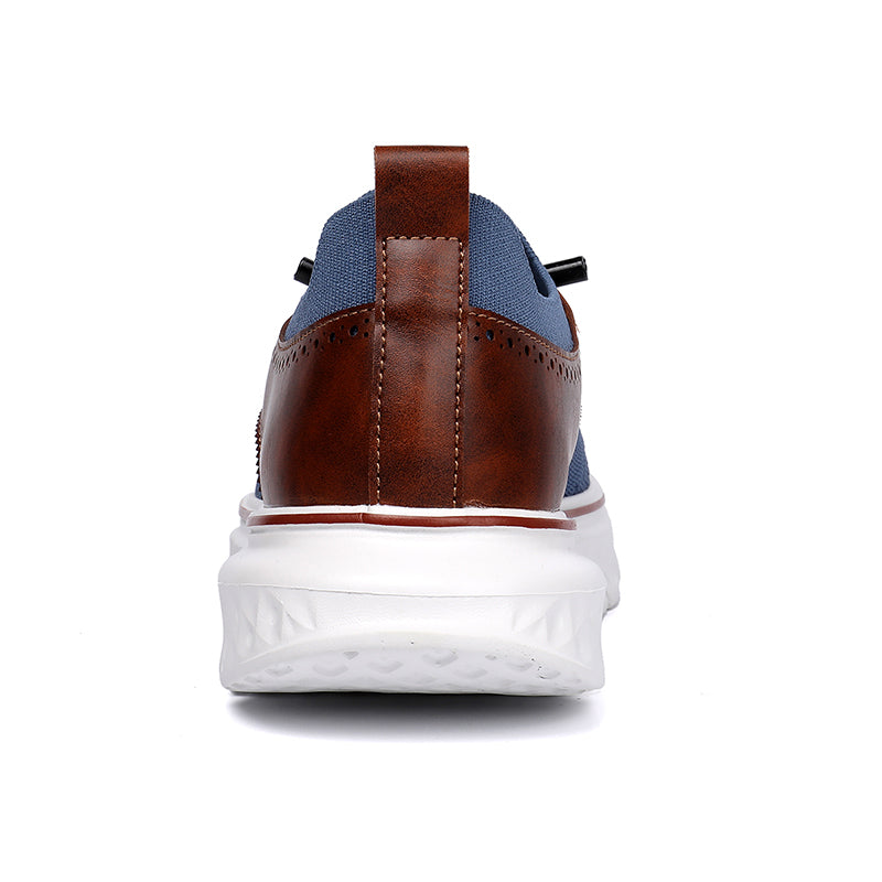 Men's lightweight waterproof Oxford shoes, comfortable and soft, suitable for walking - wide last and extended design