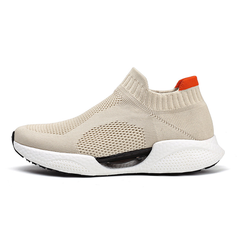 Men's Slip-On Sneakers – Laceless, Breathable, Non-Slip Grip, Cushioned Footbed, Wide Toe Box