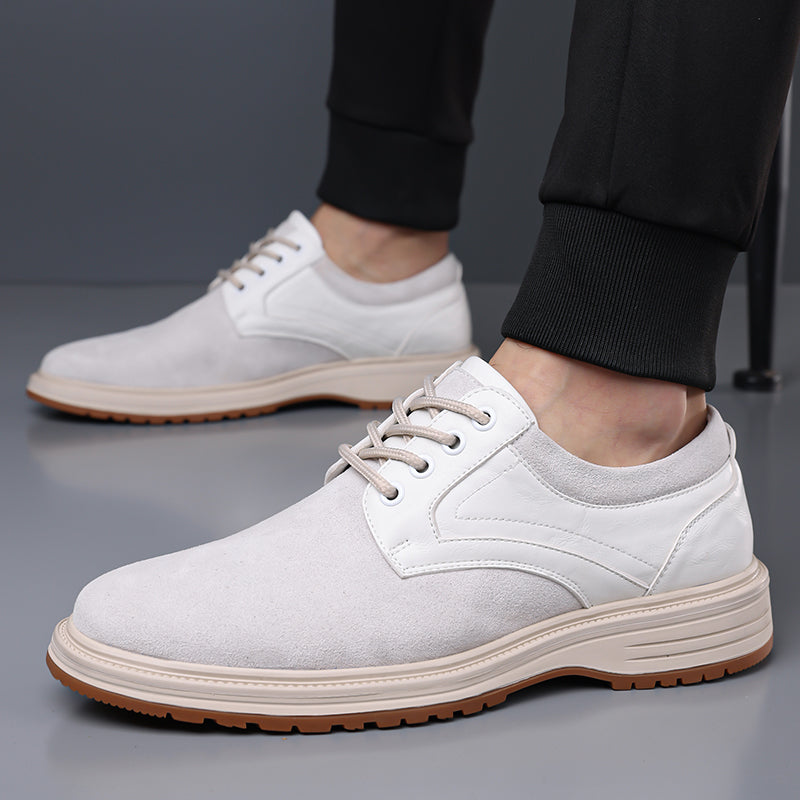 ⏰Limited Time Sale 70% OFF - Men's Casual Suede Dress Shoes – Business Casual Walking Shoes, Suitable For Work, Office, And Everyday wear