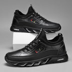 ⏰Limited Time Sale 70% OFF - Men's Casual Fashion  Hiking Shoes – Waterproof, Slip-Resistant, Puncture-Resistant, Impact-Resistant, Wide Toe  – Genuine Leather Outdoor Sports Shoes, Suitable for Various Terrain