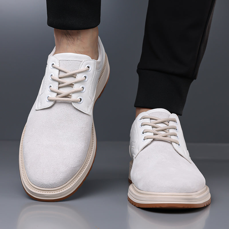 ⏰Limited Time Sale 70% OFF - Men's Casual Suede Dress Shoes – Business Casual Walking Shoes, Suitable For Work, Office, And Everyday wear