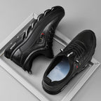 ⏰Limited Time Sale 70% OFF - Men's Casual Fashion  Hiking Shoes – Waterproof, Slip-Resistant, Puncture-Resistant, Impact-Resistant, Wide Toe  – Genuine Leather Outdoor Sports Shoes, Suitable for Various Terrain