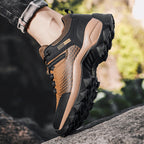 Men's Wear-Resistant Waterproof Hiking Shoes – Wide Toe, Non-Slip, Anti-Puncture