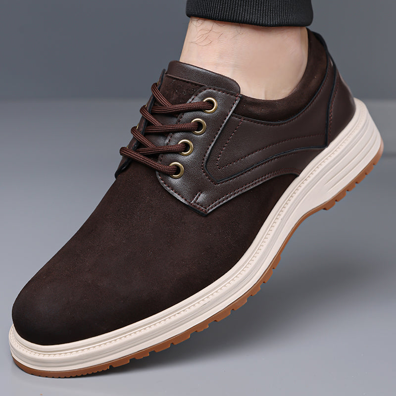 ⏰Limited Time Sale 70% OFF - Men's Casual Suede Dress Shoes – Business Casual Walking Shoes, Suitable For Work, Office, And Everyday wear