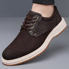 ⏰Limited Time Sale 70% OFF - Men's Casual Suede Dress Shoes – Business Casual Walking Shoes, Suitable For Work, Office, And Everyday wear