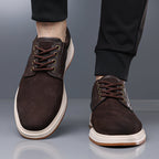 ⏰Limited Time Sale 70% OFF - Men's Casual Suede Dress Shoes – Business Casual Walking Shoes, Suitable For Work, Office, And Everyday wear