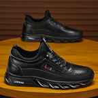 ⏰Limited Time Sale 70% OFF - Men's Casual Fashion  Hiking Shoes – Waterproof, Slip-Resistant, Puncture-Resistant, Impact-Resistant, Wide Toe  – Genuine Leather Outdoor Sports Shoes, Suitable for Various Terrain