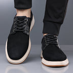 ⏰Limited Time Sale 70% OFF - Men's Casual Suede Dress Shoes – Business Casual Walking Shoes, Suitable For Work, Office, And Everyday wear