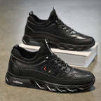 ⏰Limited Time Sale 70% OFF - Men's Casual Fashion  Hiking Shoes – Waterproof, Slip-Resistant, Puncture-Resistant, Impact-Resistant, Wide Toe  – Genuine Leather Outdoor Sports Shoes, Suitable for Various Terrain