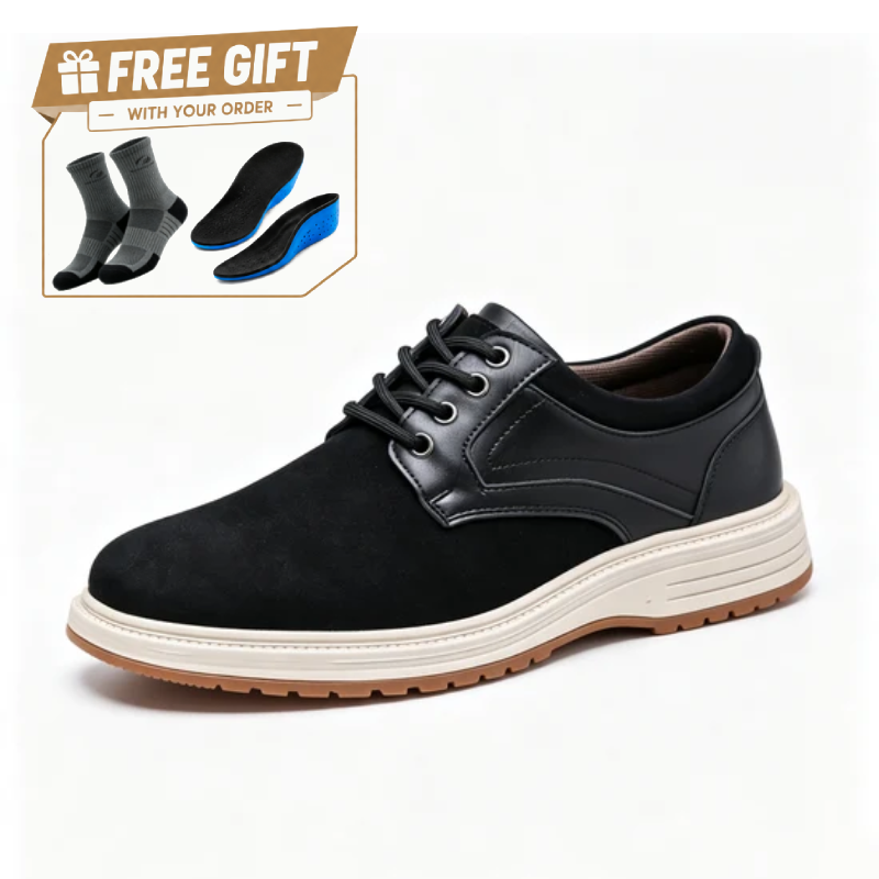 ⏰Limited Time Sale 70% OFF - Men's Casual Suede Dress Shoes – Business Casual Walking Shoes, Suitable For Work, Office, And Everyday wear