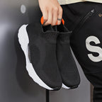 Men's Slip-On Sneakers – Laceless, Breathable, Non-Slip Grip, Cushioned Footbed, Wide Toe Box