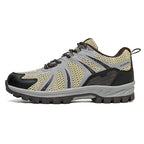Men's Outdoor Mesh Hiking Shoes – Zero-Pressure, Wide Toe Box,Traction Sole, Breathable And Waterproof Upper