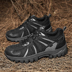 Men's Outdoor Mesh Hiking Shoes – Zero-Pressure, Wide Toe Box,Traction Sole, Breathable And Waterproof Upper