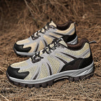 Men's Outdoor Mesh Hiking Shoes – Zero-Pressure, Wide Toe Box,Traction Sole, Breathable And Waterproof Upper