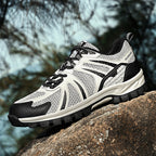 Men's Outdoor Mesh Hiking Shoes – Zero-Pressure, Wide Toe Box,Traction Sole, Breathable And Waterproof Upper