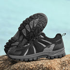 Men's Outdoor Mesh Hiking Shoes – Zero-Pressure, Wide Toe Box,Traction Sole, Breathable And Waterproof Upper