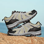 Men's Outdoor Mesh Hiking Shoes – Zero-Pressure, Wide Toe Box,Traction Sole, Breathable And Waterproof Upper