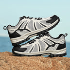 Men's Outdoor Mesh Hiking Shoes – Zero-Pressure, Wide Toe Box,Traction Sole, Breathable And Waterproof Upper