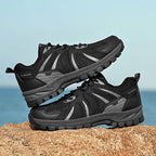 Men's Outdoor Mesh Hiking Shoes – Zero-Pressure, Wide Toe Box,Traction Sole, Breathable And Waterproof Upper