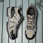 Men's Outdoor Mesh Hiking Shoes – Zero-Pressure, Wide Toe Box,Traction Sole, Breathable And Waterproof Upper