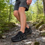 Men's Outdoor Mesh Hiking Shoes – Zero-Pressure, Wide Toe Box,Traction Sole, Breathable And Waterproof Upper