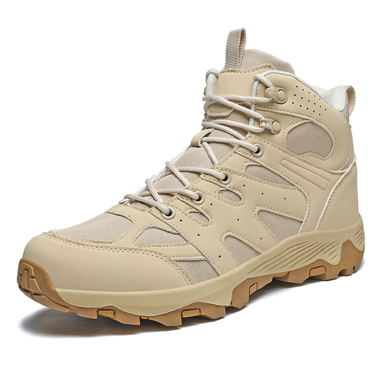 Men's Mesh Hiking Boots - Enhanced Support, Wide Toe Box, Impact Resistance, Waterproof, Slip-Resistant, Puncture-Resistant
