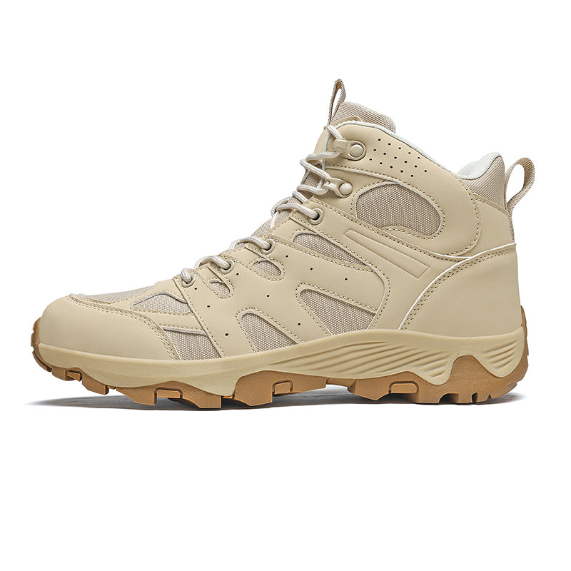 Men's Mesh Hiking Boots - Enhanced Support, Wide Toe Box, Impact Resistance, Waterproof, Slip-Resistant, Puncture-Resistant