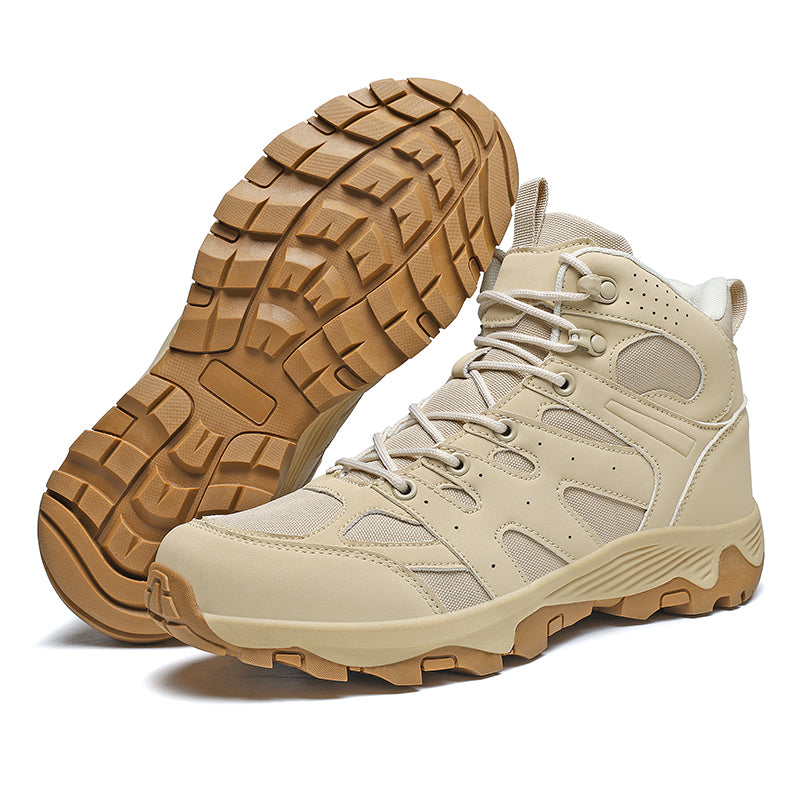 Men's Mesh Hiking Boots - Enhanced Support, Wide Toe Box, Impact Resistance, Waterproof, Slip-Resistant, Puncture-Resistant