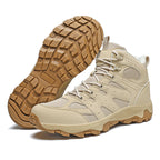 Men's Mesh Hiking Boots - Enhanced Support, Wide Toe Box, Impact Resistance, Waterproof, Slip-Resistant, Puncture-Resistant