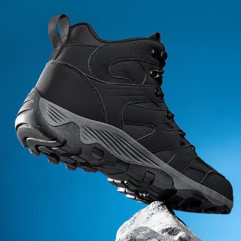 Men's Mesh Hiking Boots - Enhanced Support, Wide Toe Box, Impact Resistance, Waterproof, Slip-Resistant, Puncture-Resistant