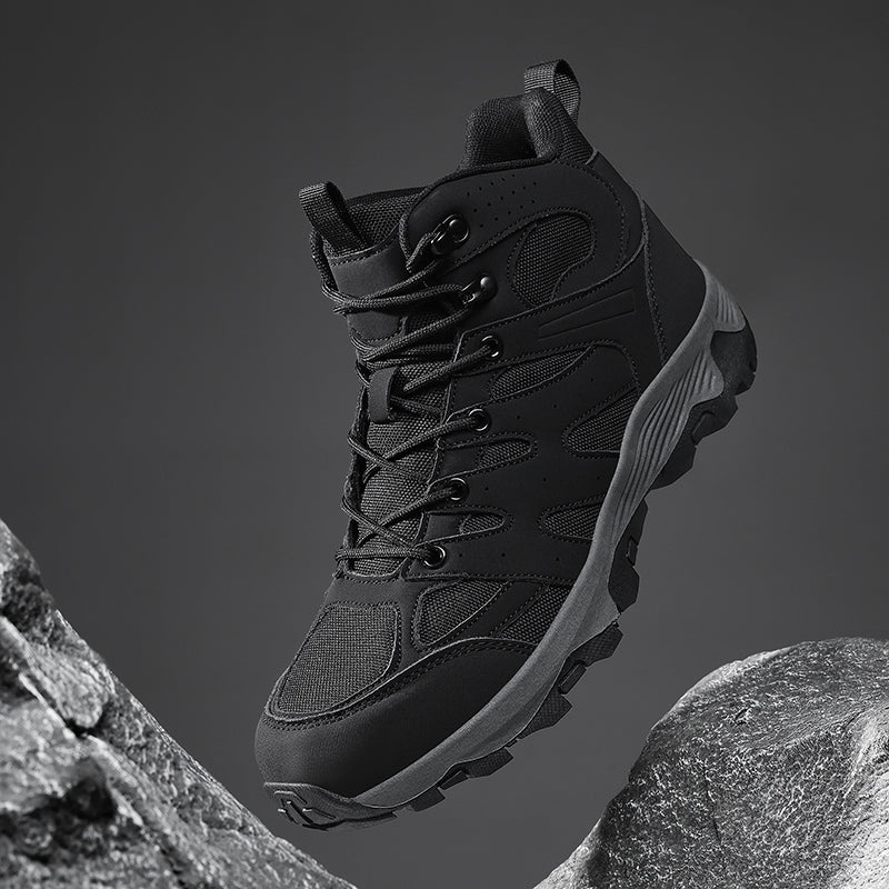 Men's Mesh Hiking Boots - Enhanced Support, Wide Toe Box, Impact Resistance, Waterproof, Slip-Resistant, Puncture-Resistant