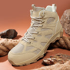 Men's Mesh Hiking Boots - Enhanced Support, Wide Toe Box, Impact Resistance, Waterproof, Slip-Resistant, Puncture-Resistant