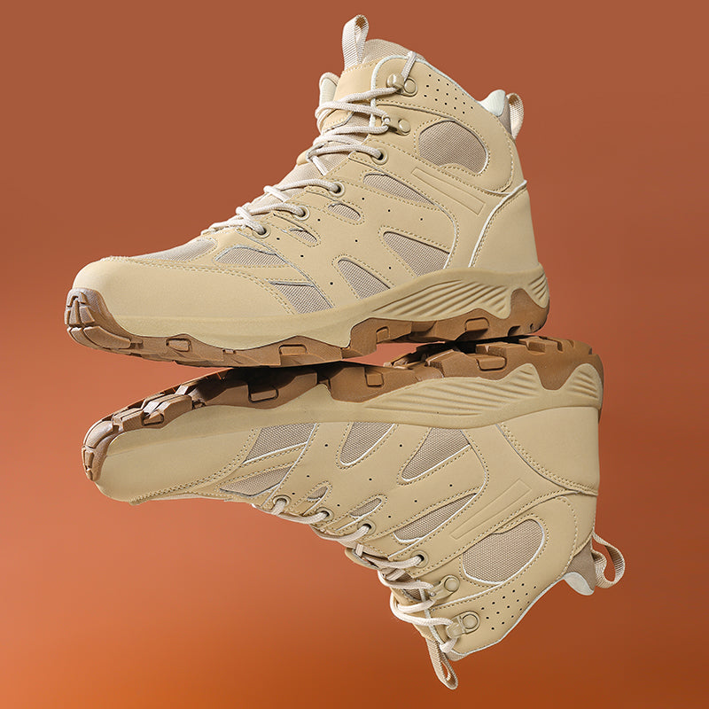 Men's Mesh Hiking Boots - Enhanced Support, Wide Toe Box, Impact Resistance, Waterproof, Slip-Resistant, Puncture-Resistant