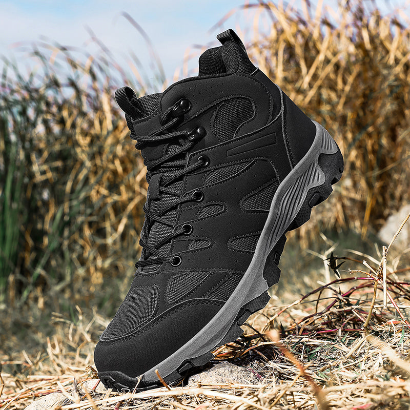 Men's Mesh Hiking Boots - Enhanced Support, Wide Toe Box, Impact Resistance, Waterproof, Slip-Resistant, Puncture-Resistant