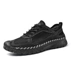 ⏰Limited Time Sale 70% OFF - Men's Mesh Hiking Shoest, Wide Toe Box, Breathable, Quick-Drying, Slip-Resistant, Puncture-Resistant