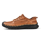 ⏰Limited Time Sale 70% OFF - Men's Mesh Hiking Shoest, Wide Toe Box, Breathable, Quick-Drying, Slip-Resistant, Puncture-Resistant