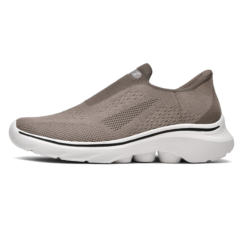 ⏰Limited Time Sale 70% OFF - Men's Slip-on Hiking Shoes - Cushioning Support, Wide Toe Box, Arch Support, Laceless, Comfortable, Breathable, Slip-Resistant, And Puncture-Resistant