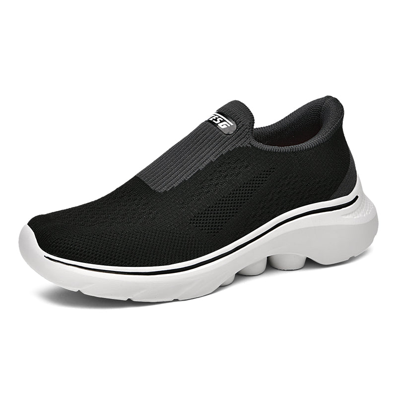 ⏰Limited Time Sale 70% OFF - Men's Slip-on Hiking Shoes - Cushioning Support, Wide Toe Box, Arch Support, Laceless, Comfortable, Breathable, Slip-Resistant, And Puncture-Resistant