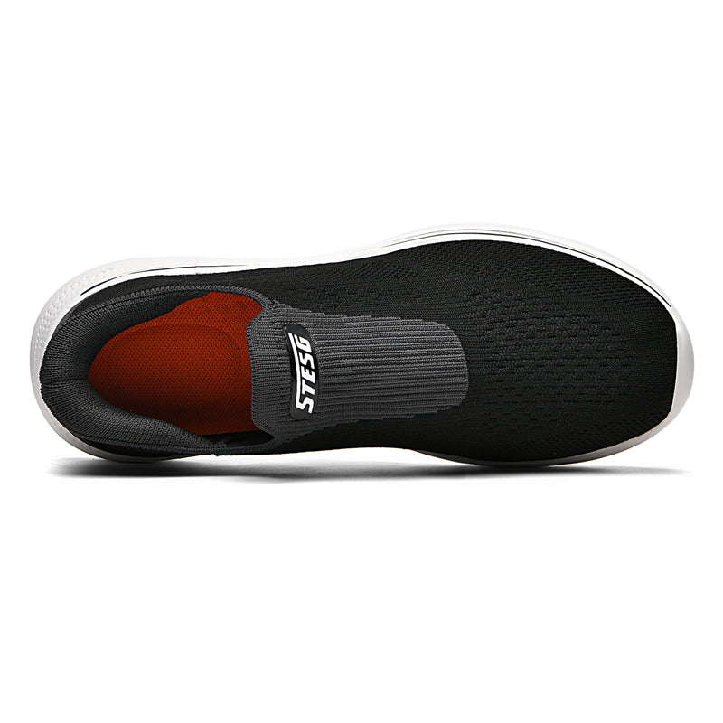 ⏰Limited Time Sale 70% OFF - Men's Slip-on Hiking Shoes - Cushioning Support, Wide Toe Box, Arch Support, Laceless, Comfortable, Breathable, Slip-Resistant, And Puncture-Resistant