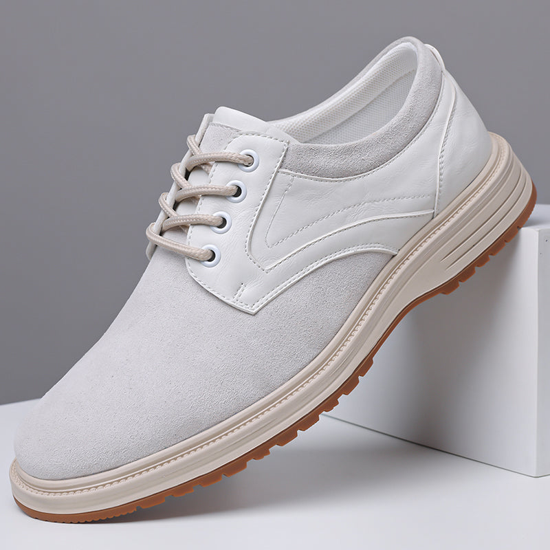 ⏰Limited Time Sale 70% OFF - Men's Casual Suede Dress Shoes – Business Casual Walking Shoes, Suitable For Work, Office, And Everyday wear