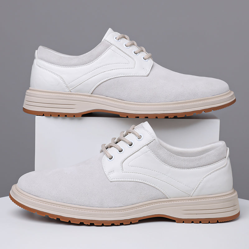 ⏰Limited Time Sale 70% OFF - Men's Casual Suede Dress Shoes – Business Casual Walking Shoes, Suitable For Work, Office, And Everyday wear