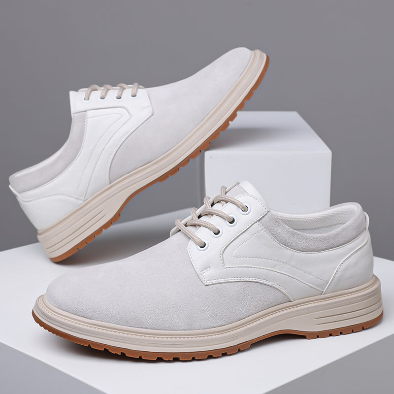 ⏰Limited Time Sale 70% OFF - Men's Casual Suede Dress Shoes – Business Casual Walking Shoes, Suitable For Work, Office, And Everyday wear