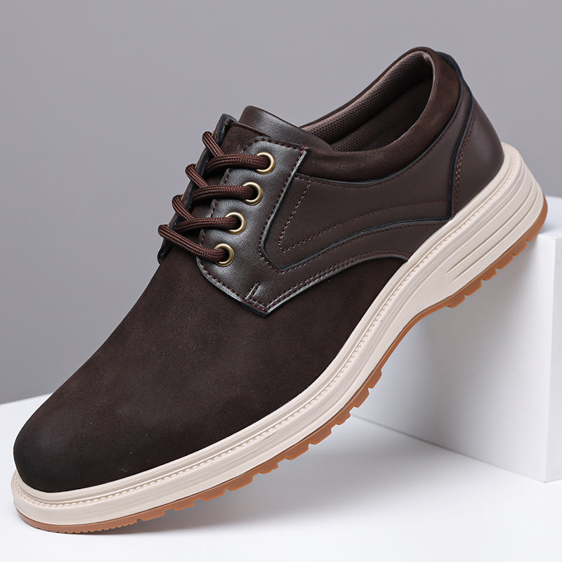 ⏰Limited Time Sale 70% OFF - Men's Casual Suede Dress Shoes – Business Casual Walking Shoes, Suitable For Work, Office, And Everyday wear