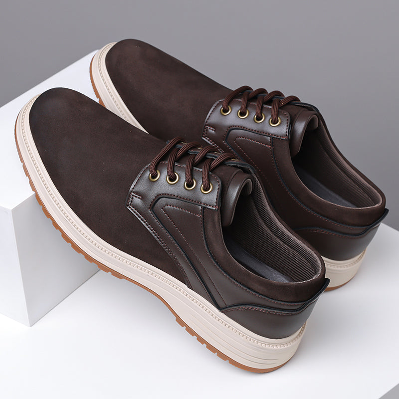 ⏰Limited Time Sale 70% OFF - Men's Casual Suede Dress Shoes – Business Casual Walking Shoes, Suitable For Work, Office, And Everyday wear