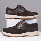 ⏰Limited Time Sale 70% OFF - Men's Casual Suede Dress Shoes – Business Casual Walking Shoes, Suitable For Work, Office, And Everyday wear