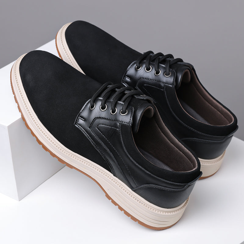 ⏰Limited Time Sale 70% OFF - Men's Casual Suede Dress Shoes – Business Casual Walking Shoes, Suitable For Work, Office, And Everyday wear