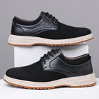 ⏰Limited Time Sale 70% OFF - Men's Casual Suede Dress Shoes – Business Casual Walking Shoes, Suitable For Work, Office, And Everyday wear