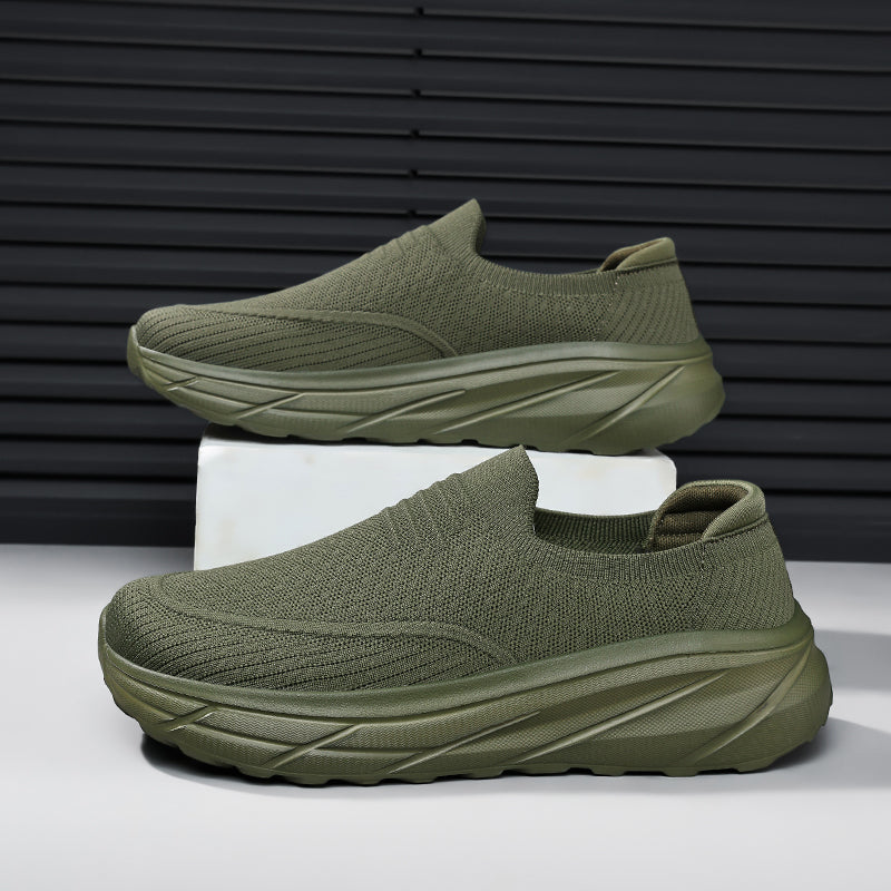 ⏰Limited Time Sale 70% OFF - Men's Slip-On Walking Shoes, Lightweight Casual Sneakers for Men, Suitable For Walking, Work, Travel And Everyday Wear