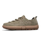 ⏰Limited Time Sale 70% OFF - Men's Suede Walking Shoes - Lace-Up, Breathable, Wide Toe Box with Arch Support, Cushioning, Slip-Resistant, And Wear-Resistant