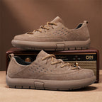 ⏰Limited Time Sale 70% OFF - Men's Suede Walking Shoes - Lace-Up, Breathable, Wide Toe Box with Arch Support, Cushioning, Slip-Resistant, And Wear-Resistant